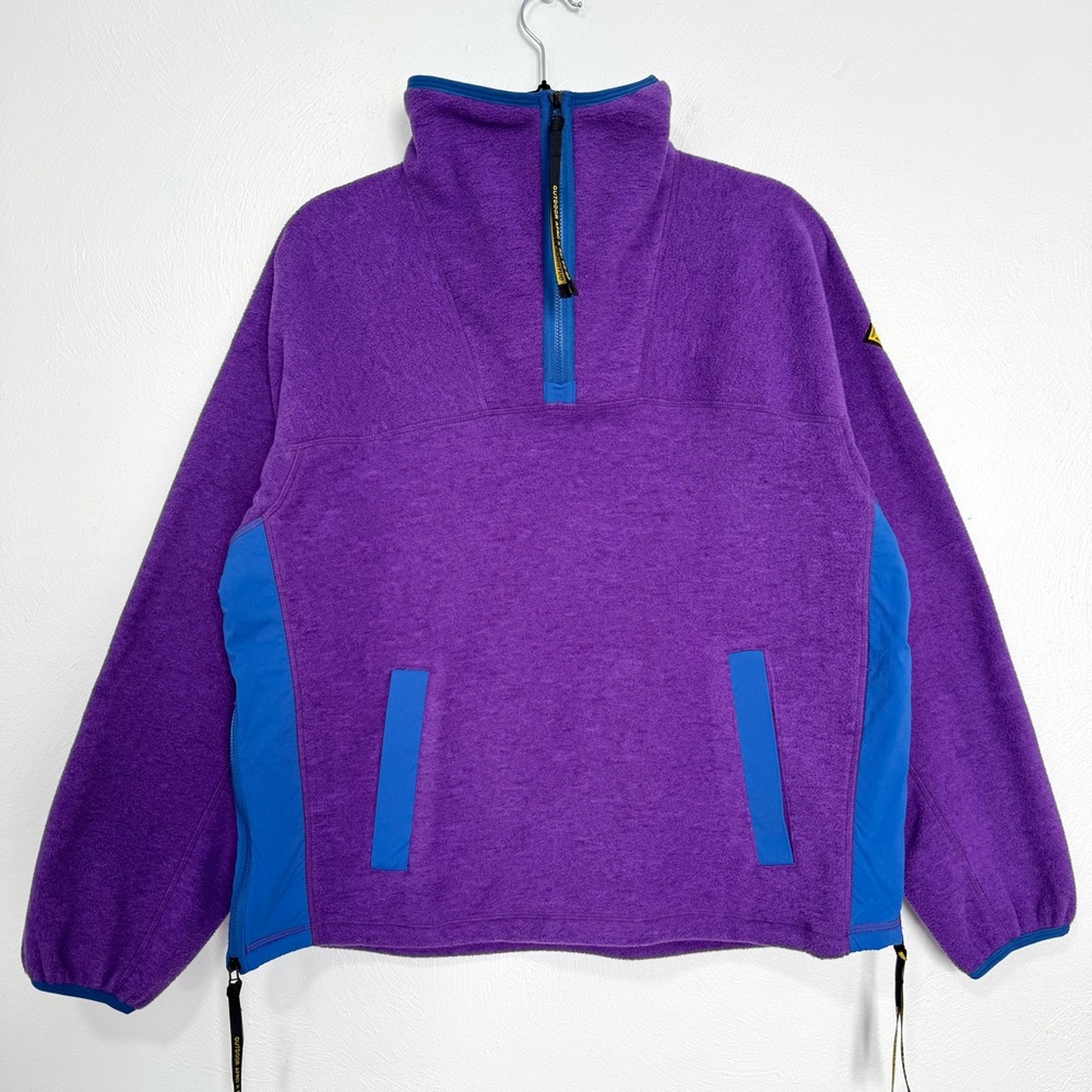 Outdoor Afro x REI‎ Co-Op Sweater Women's Large Purple Fleece Outdoor Athleisure - Picture 2 of 12